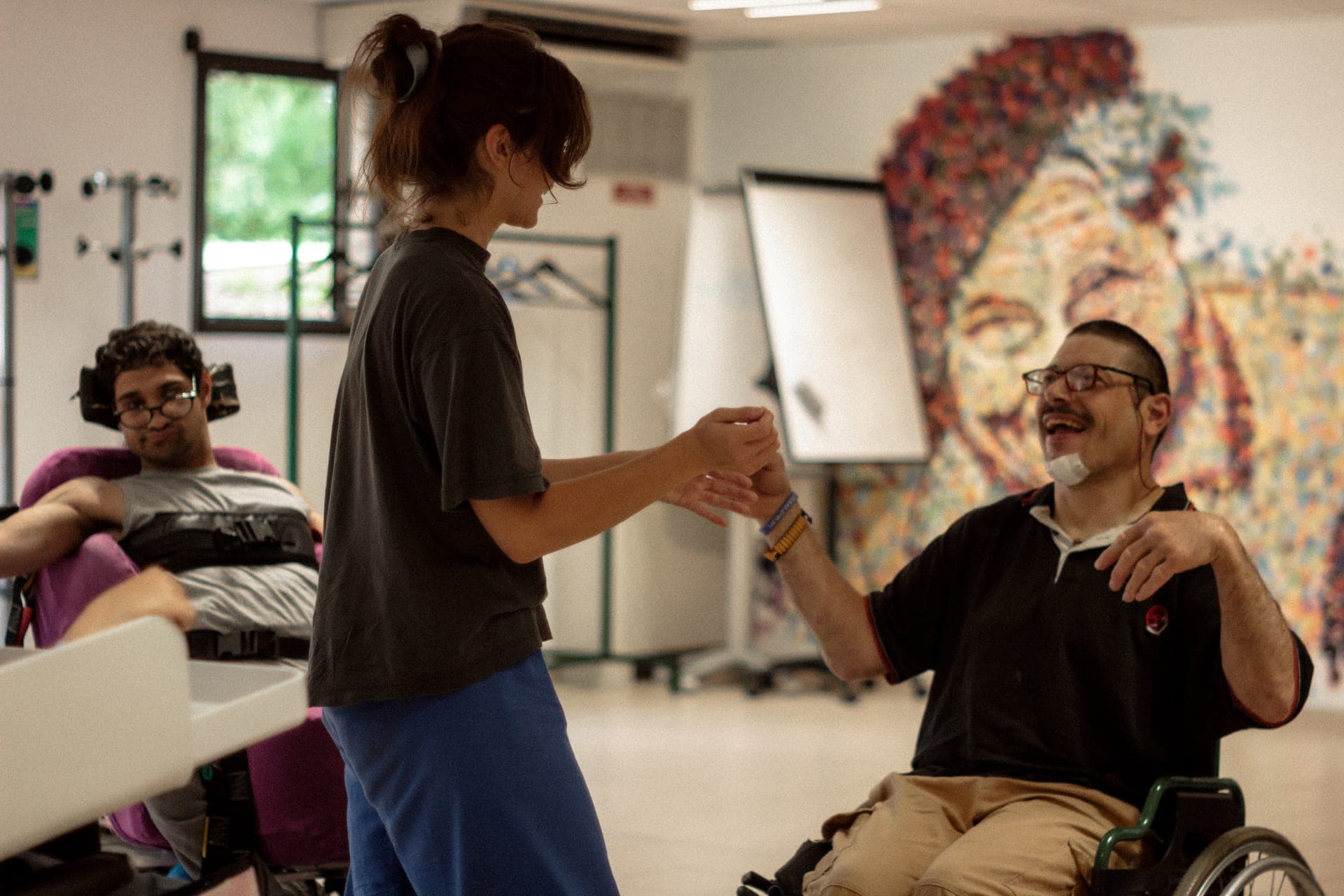 Atelier de danse inclusive - moment de joie et de partage entre les participants